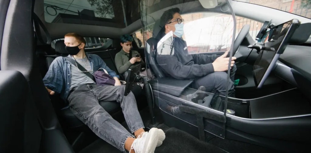 Tesla Model Y Revel Taxi