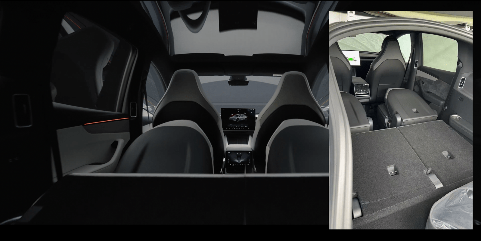 Intérieur du Model Y L