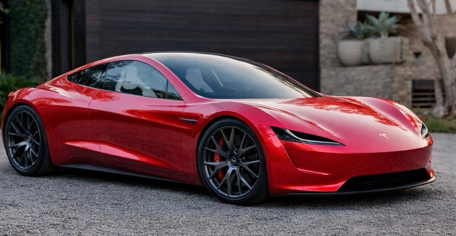 Tesla new Roadster concept based on trademark silhouette